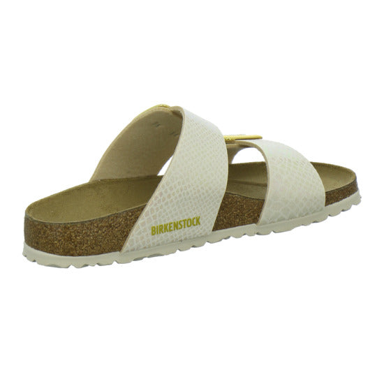 Birkenstock Sydney Cushion Buckle Pantoletten Beige