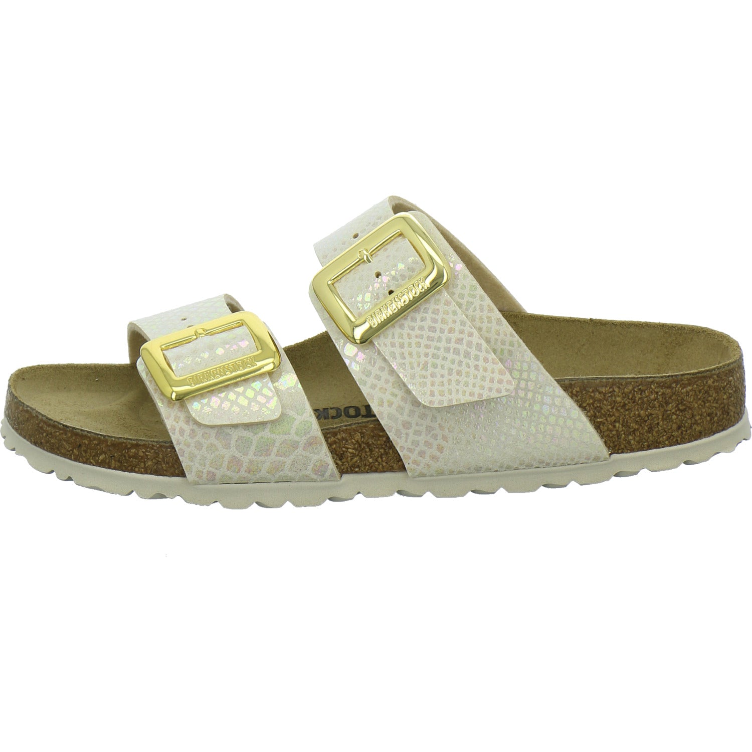 Birkenstock Sydney Cushion Buckle Pantoletten Beige