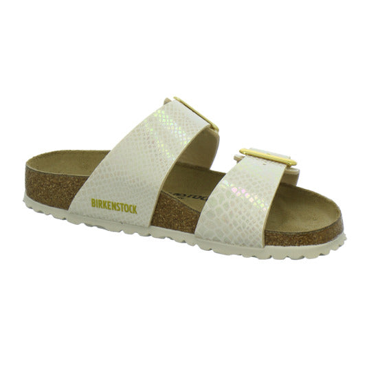 Birkenstock Sydney Cushion Buckle Pantoletten Beige