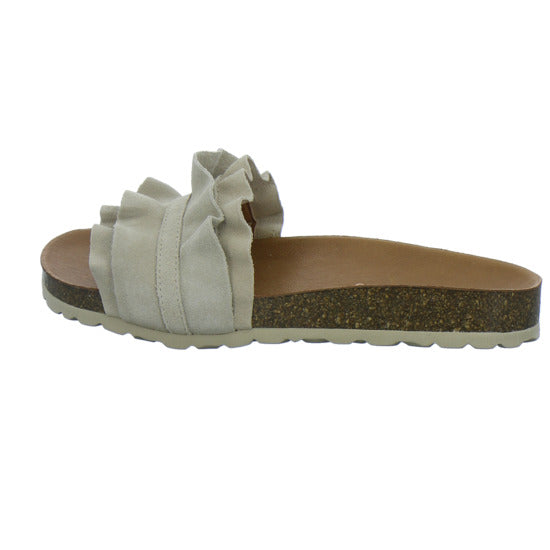 Verbenas Pantoletten Damen Beige