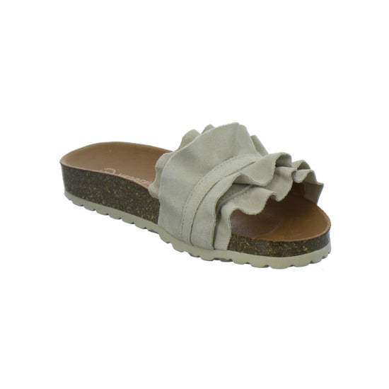 Verbenas Pantoletten Damen Beige