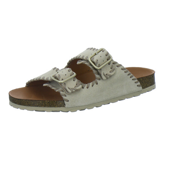 Verbenas Pantoletten Damen Beige
