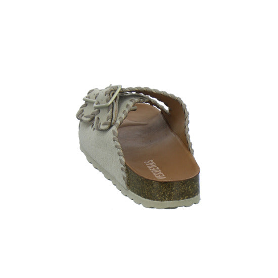 Verbenas Pantoletten Damen Beige