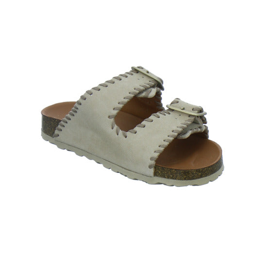 Verbenas Pantoletten Damen Beige