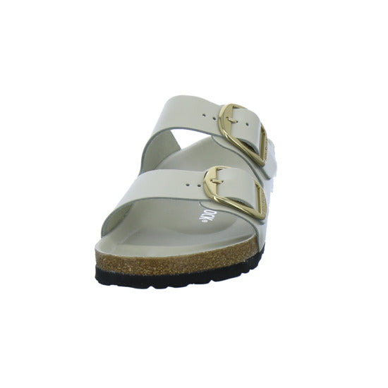 Birkenstock Pantoletten Damen Arizona Big Buckle Beige