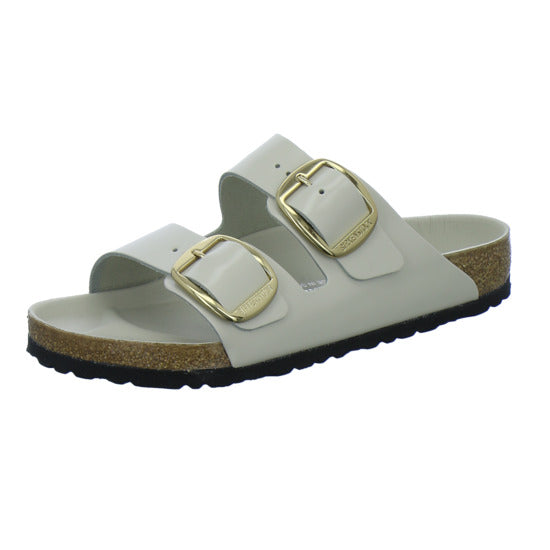 Birkenstock Pantoletten Damen Arizona Big Buckle Beige