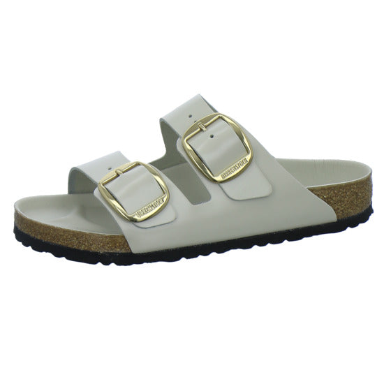 Birkenstock Pantoletten Damen Arizona Big Buckle Beige