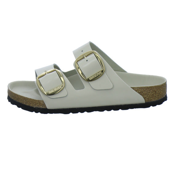 Birkenstock Pantoletten Damen Arizona Big Buckle Beige