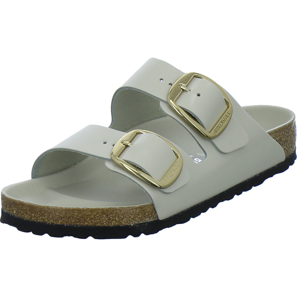 Birkenstock Pantoletten Damen Arizona Big Buckle Beige