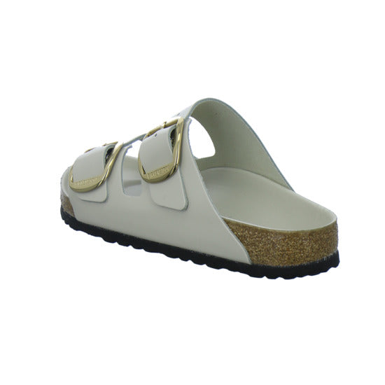 Birkenstock Pantoletten Damen Arizona Big Buckle Beige