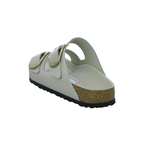 Birkenstock Pantoletten Damen Arizona Big Buckle Beige