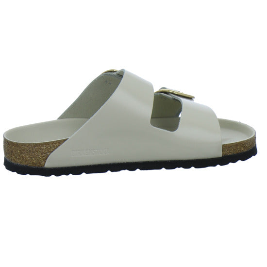 Birkenstock Pantoletten Damen Arizona Big Buckle Beige