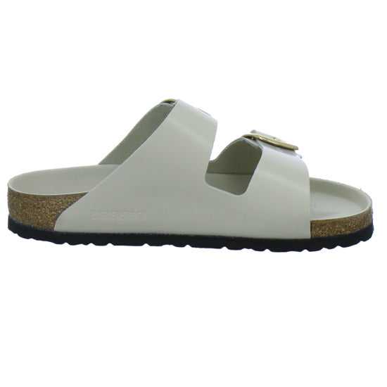 Birkenstock Pantoletten Damen Arizona Big Buckle Beige