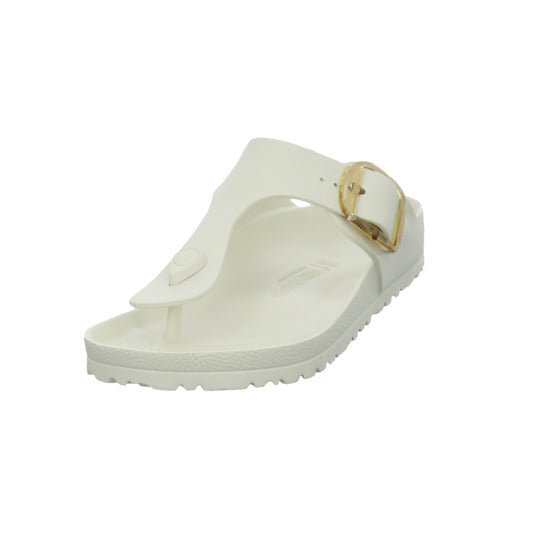 Birkenstock Pantoletten Damen Gizeh Big Buckle EVA Beige