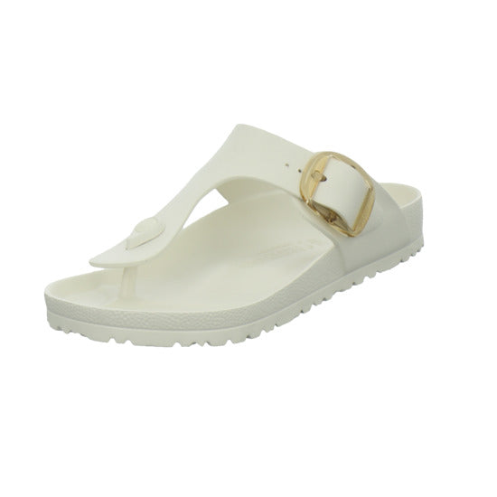 Birkenstock Pantoletten Damen Gizeh Big Buckle EVA Beige