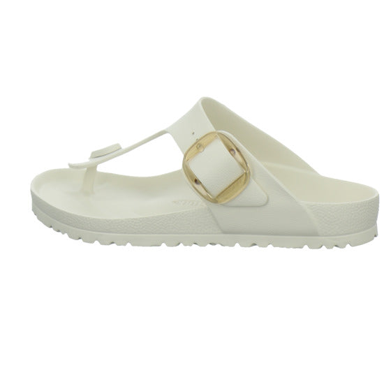 Birkenstock Pantoletten Damen Gizeh Big Buckle EVA Beige