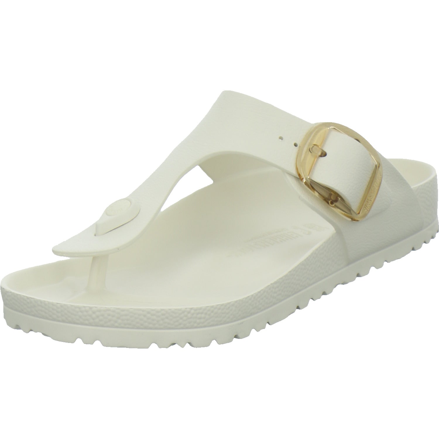 Birkenstock Pantoletten Damen Gizeh Big Buckle EVA Beige