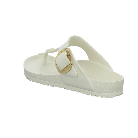 Birkenstock Pantoletten Damen Gizeh Big Buckle EVA Beige