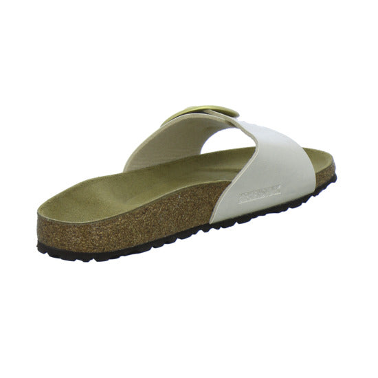 Birkenstock Pantoletten Damen Madrid Big Buckle Beige