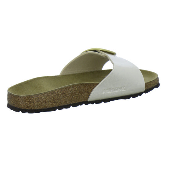Birkenstock Pantoletten Damen Madrid Big Buckle Beige