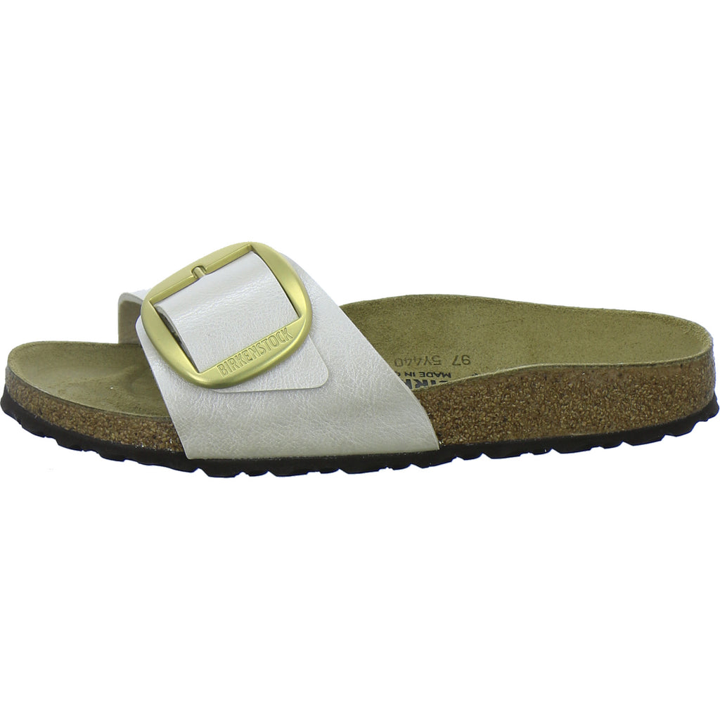 Birkenstock Pantoletten Damen Madrid Big Buckle Beige
