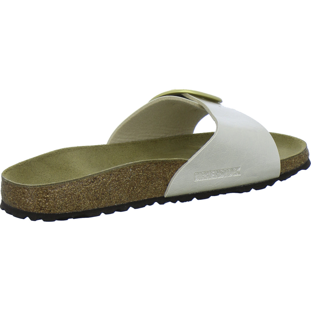 Birkenstock Pantoletten Damen Madrid Big Buckle Beige