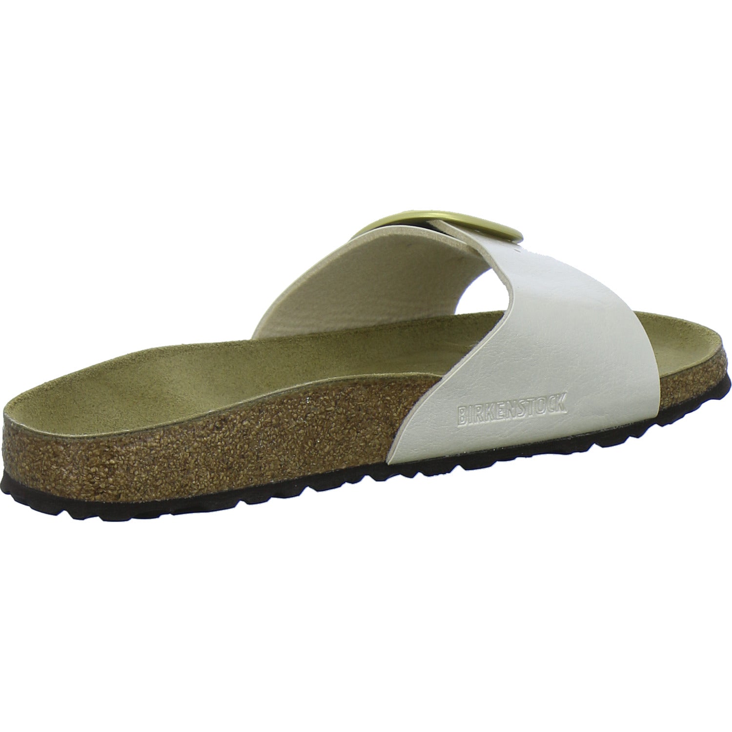 Birkenstock Pantoletten Damen Madrid Big Buckle Beige