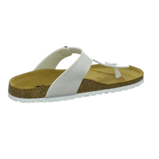 Longo Pantoletten offwhite - 360° Ansicht