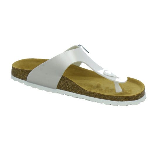 Longo Pantoletten offwhite - 360° Ansicht