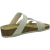 Longo Pantoletten Damen Tieffußbett-ab30mm Gold