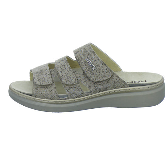 Rohde Pantoletten Damen taupe