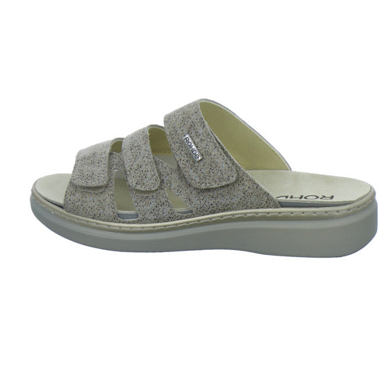 Rohde Pantoletten Damen taupe
