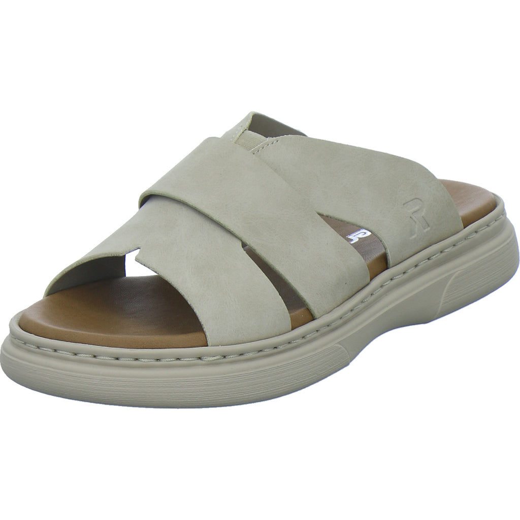 Rieker Pantoletten Damen taupe