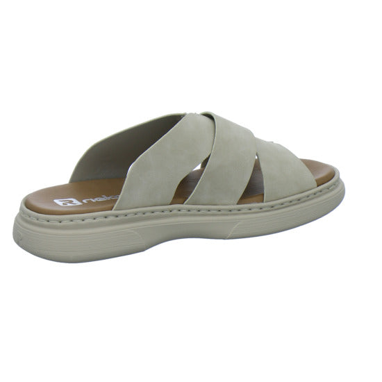 Rieker Pantoletten Damen taupe