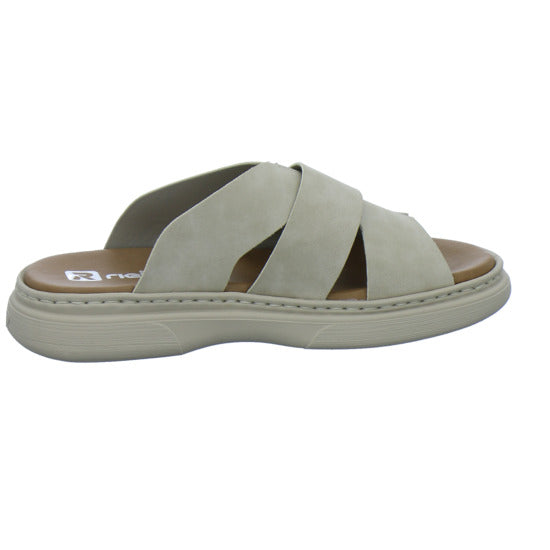 Rieker Pantoletten Damen taupe