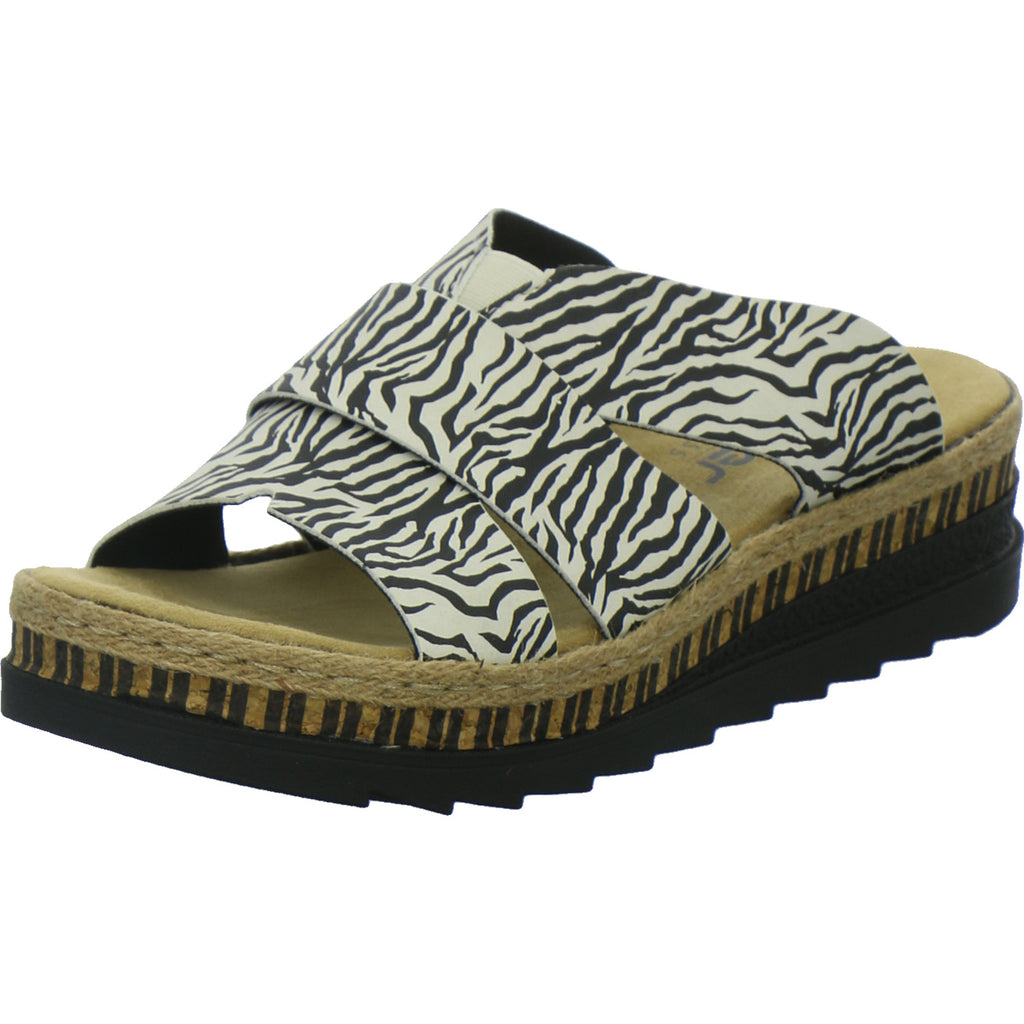 Rieker Pantoletten Damen animal