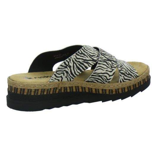 Rieker Pantoletten Damen animal