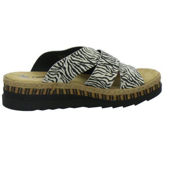 Rieker Pantoletten Damen animal