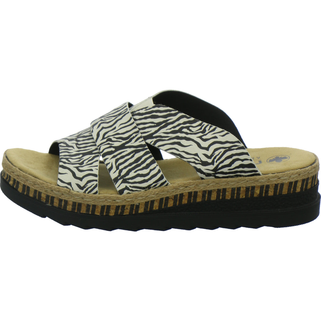 Rieker Pantoletten Damen animal