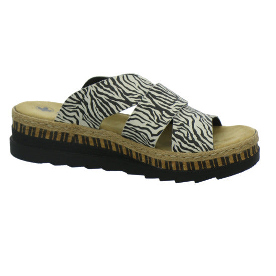 Rieker Pantoletten Damen animal