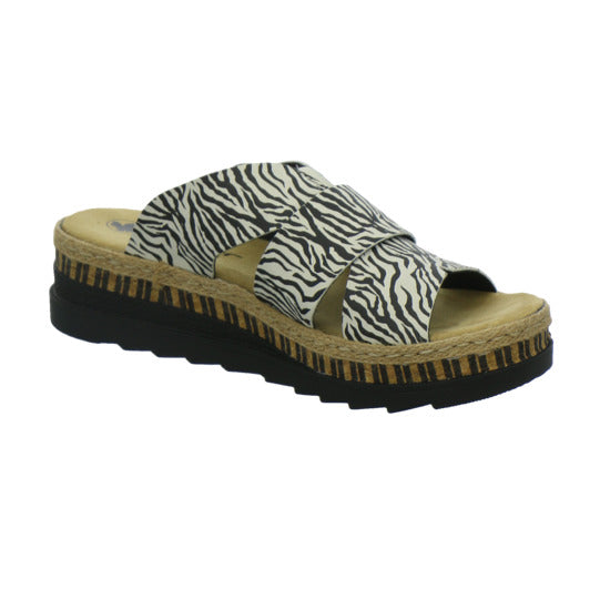 Rieker Pantoletten Damen animal