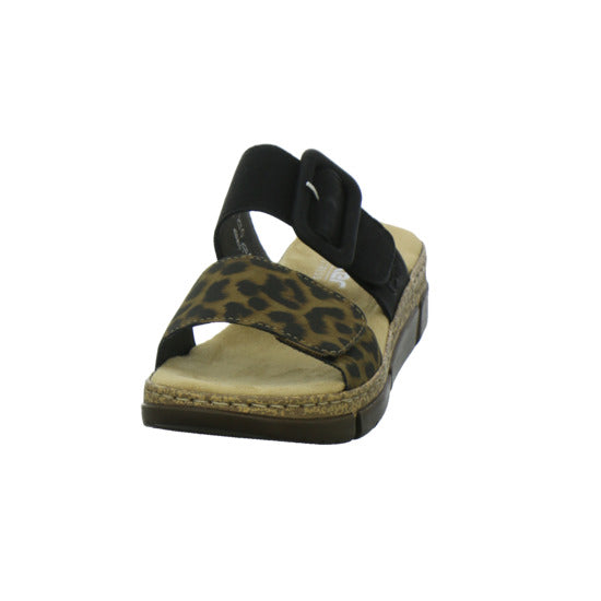 Rieker Pantoletten Damen animal