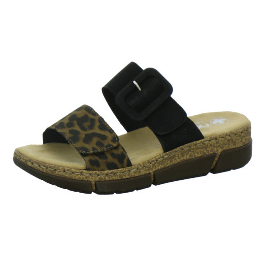 Rieker Pantoletten Damen animal