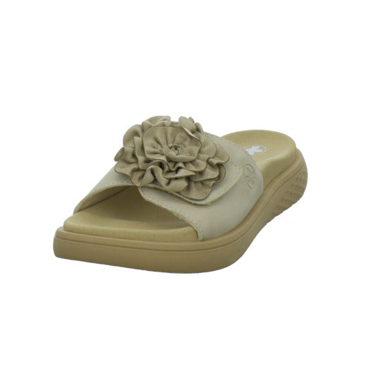 Rieker Pantoletten Beige - 360° Ansicht