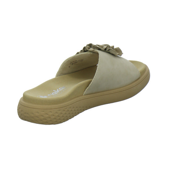 Rieker Pantoletten Beige - 360° Ansicht