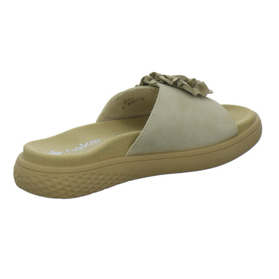 Rieker Pantoletten Beige - 360° Ansicht