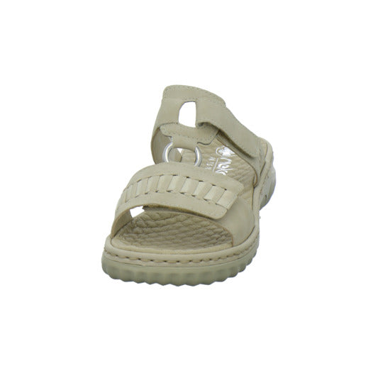 Rieker Pantoletten Beige - 360° Ansicht