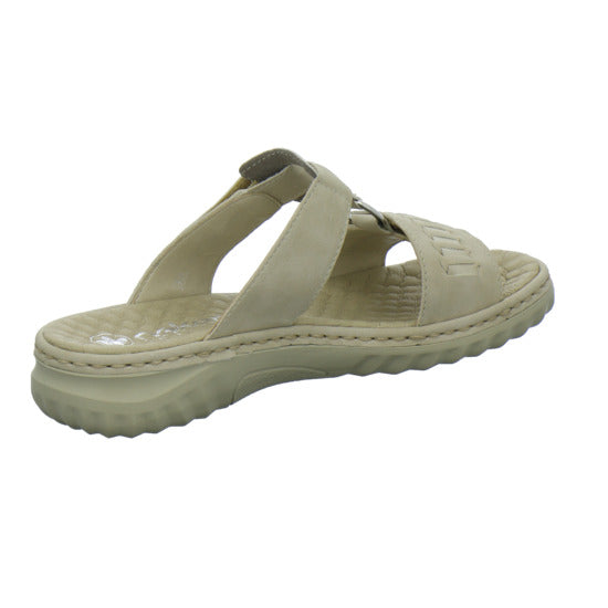 Rieker Pantoletten Beige - 360° Ansicht