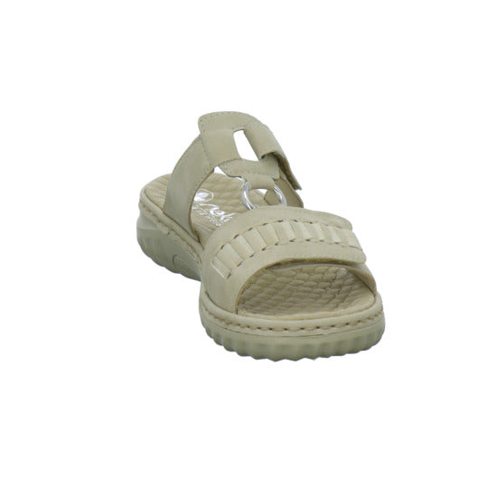 Rieker Pantoletten Beige - 360° Ansicht