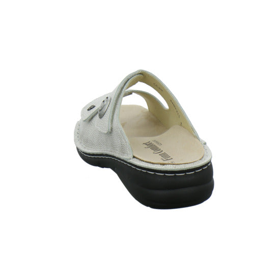 Finn Comfort Colina Pantoletten Beige - 360° Ansicht